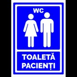 Semn toaleta pacienti